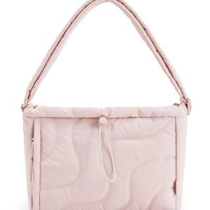 Sac Fourre-tout Ondulé Rose Cordon