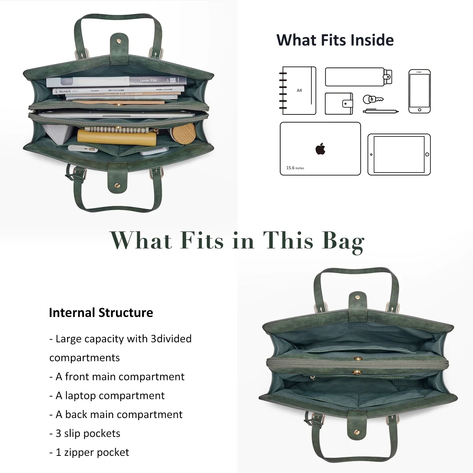 Sac Fourre-tout Ordinateur Rembourré Femme