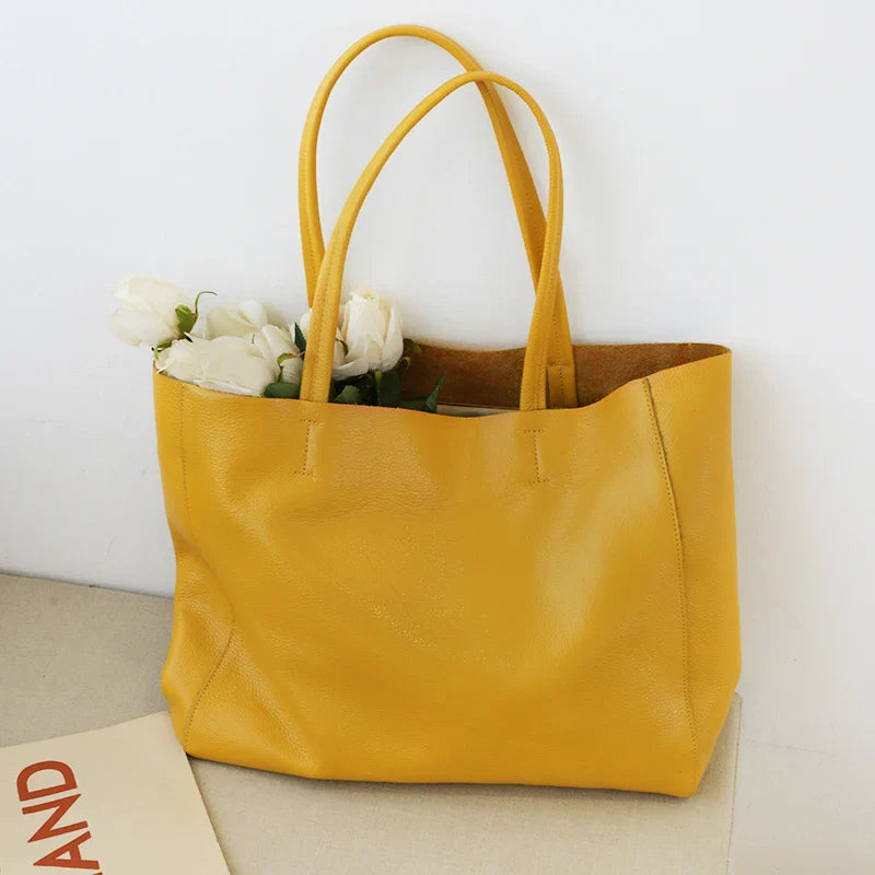 Sac Fourre-tout Quotidien Cuir Véritable