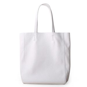 Sac Fourre-tout Cuir Vache Souple Épuré