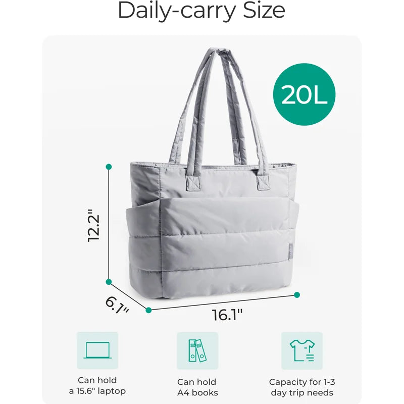 Sac Fourre-tout Gonflé Polyester Spacieux