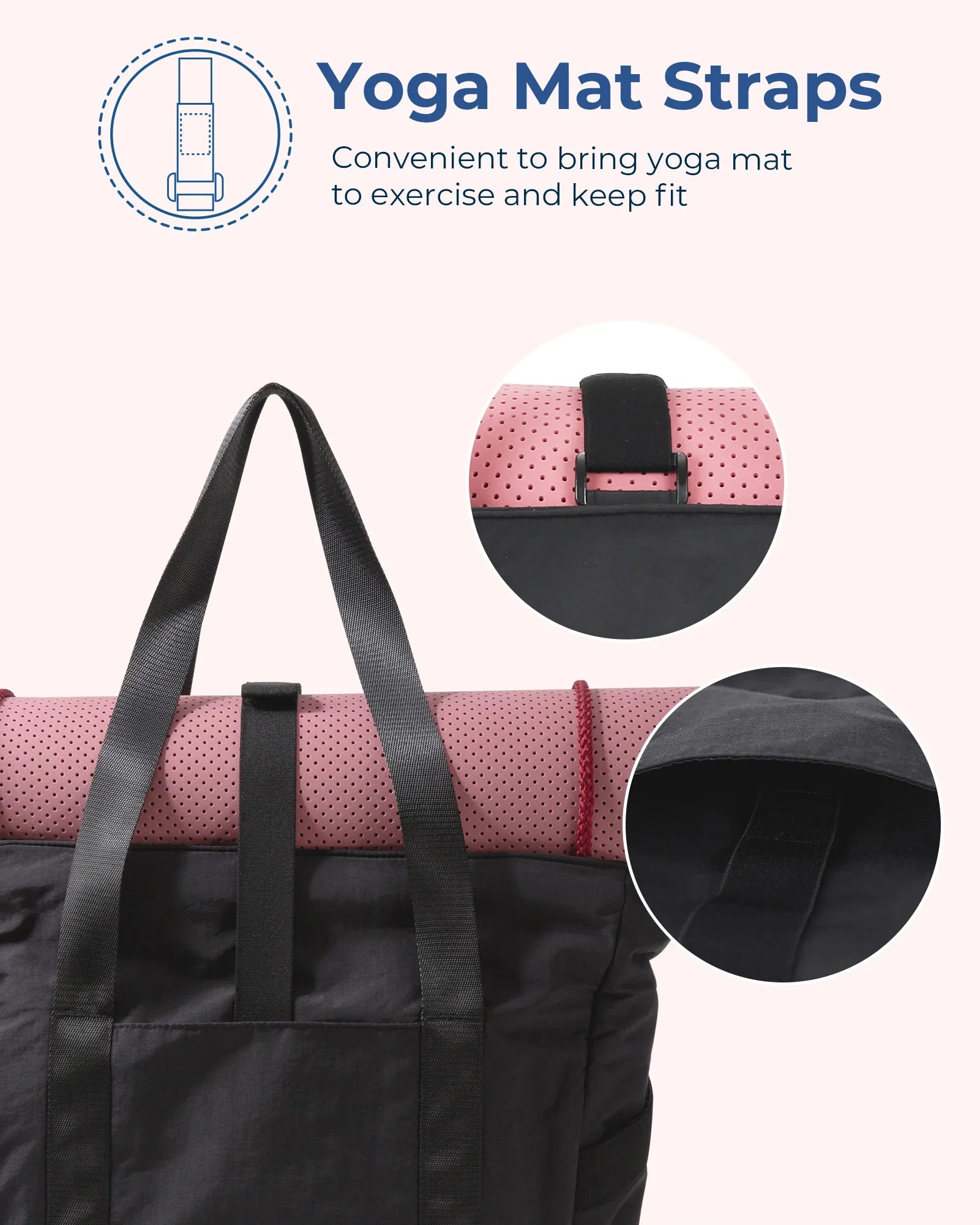 Sac Fourre-tout Spacieux Portable Polyester