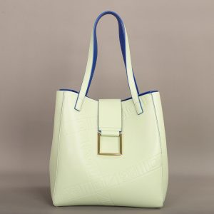 Sac Fourre-tout Tendance Géométrique Bicolore