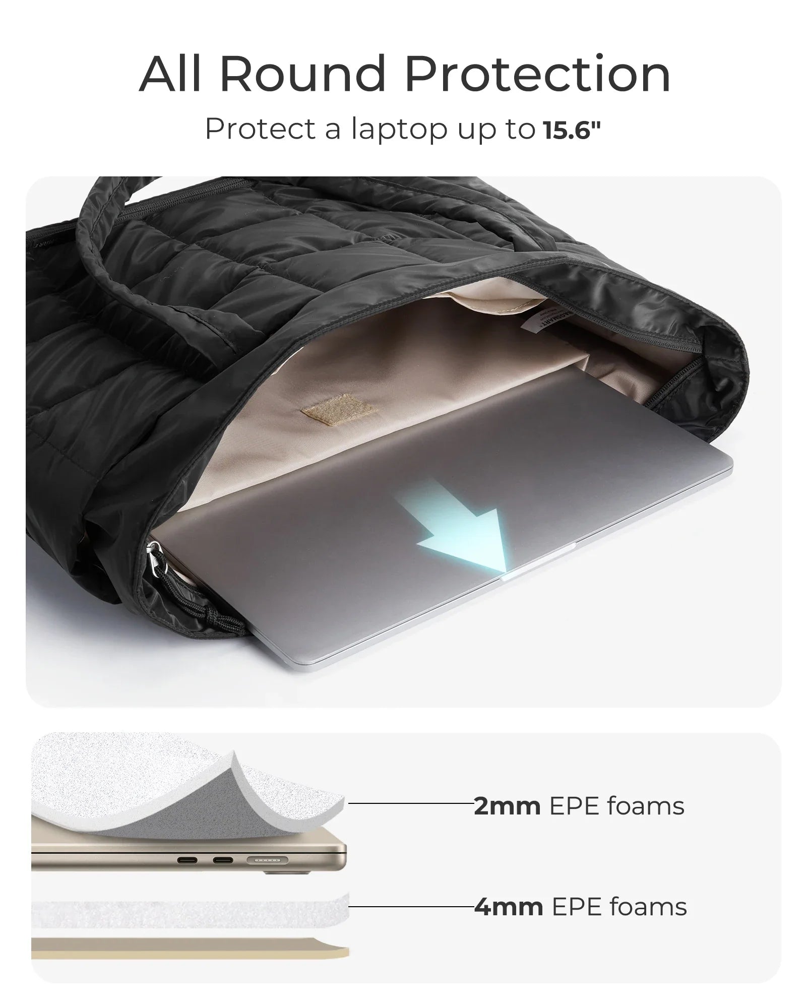 Sac Fourre-tout Extensible Imperméable Décontracté