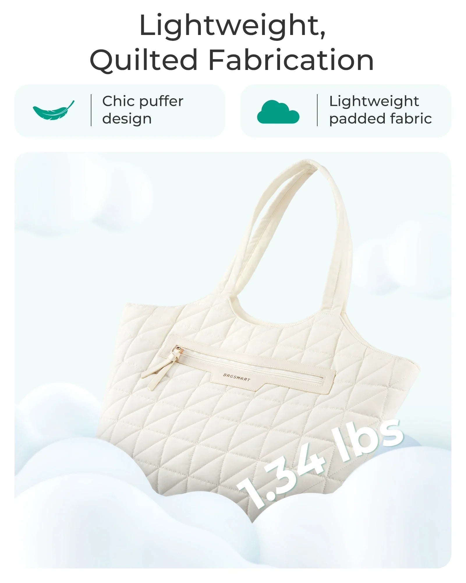 Sac Fourre-tout Piqué Portable Ordinateur