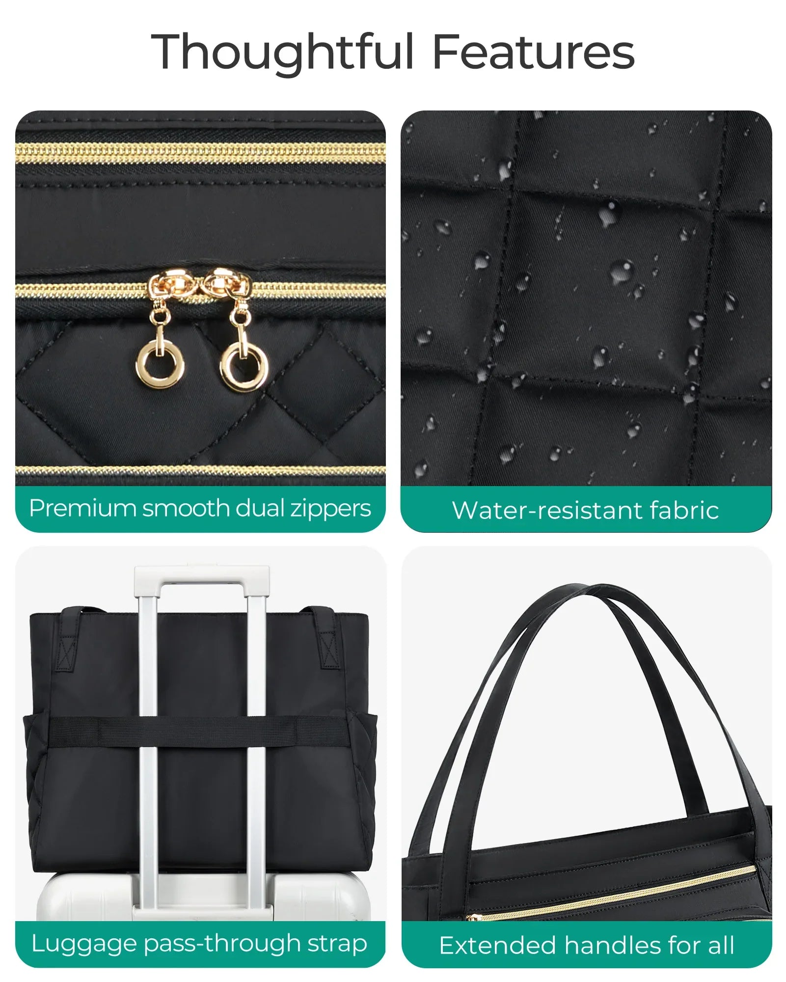Sac Fourre-tout Polyester Organisé Professionnel