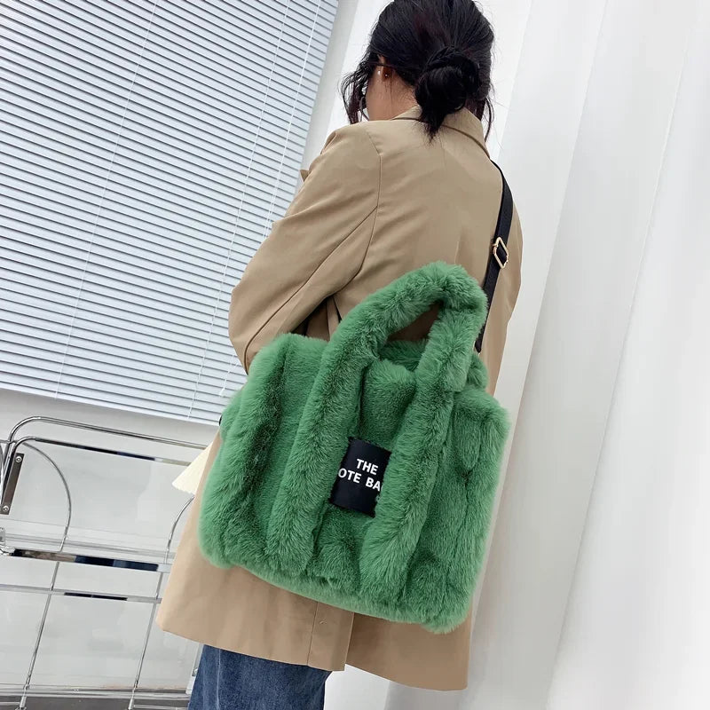 Sac Fourre-tout Doux Bleu Femme Zippé