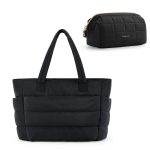 Sac Fourre-tout Gonflé Polyvalent avec Pochette