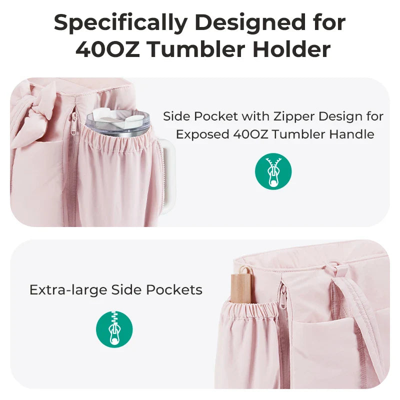 Sac Fourre-tout Polyester Ornement Nœud