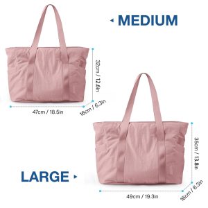 Sac Fourre-tout Rose Contemporain Spacieux