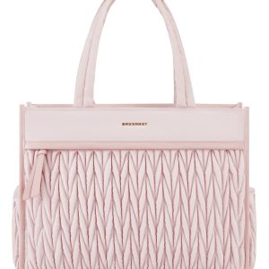 Sac Fourre-tout Rose Poudré Structuré