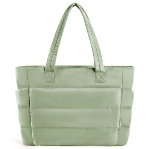 Sac Fourre-tout Doudoune Léger Vert Menthe