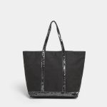 Sac Fourre-tout Paillettes Souple Zippé