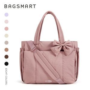 Sac Fourre-tout Puffy Nœud Élégant Polyester
