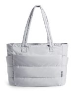 Sac Fourre-tout Capitonné Gris Organisé