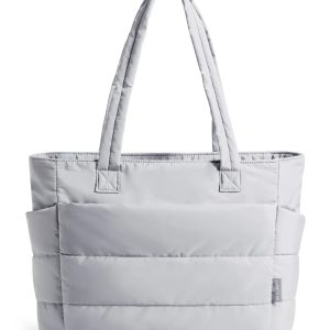 Sac Fourre-tout Capitonné Gris Organisé