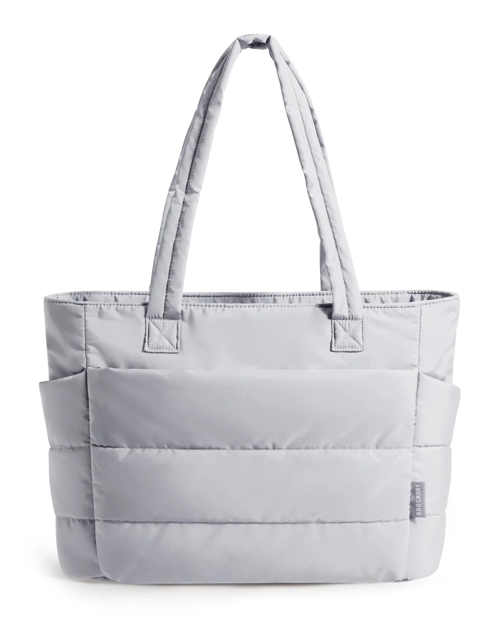 Sac Fourre-tout Capitonné Gris Organisé