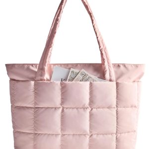 Sac Fourre-tout Gonflé Rose Extensible