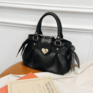 Sac Fourre-tout Cœur Nœuds Rivets