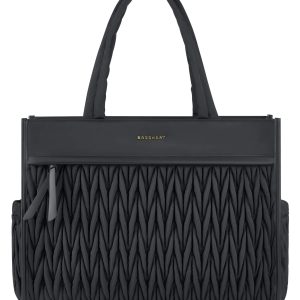 Sac Fourre-tout Polyester Gaufré Zippé