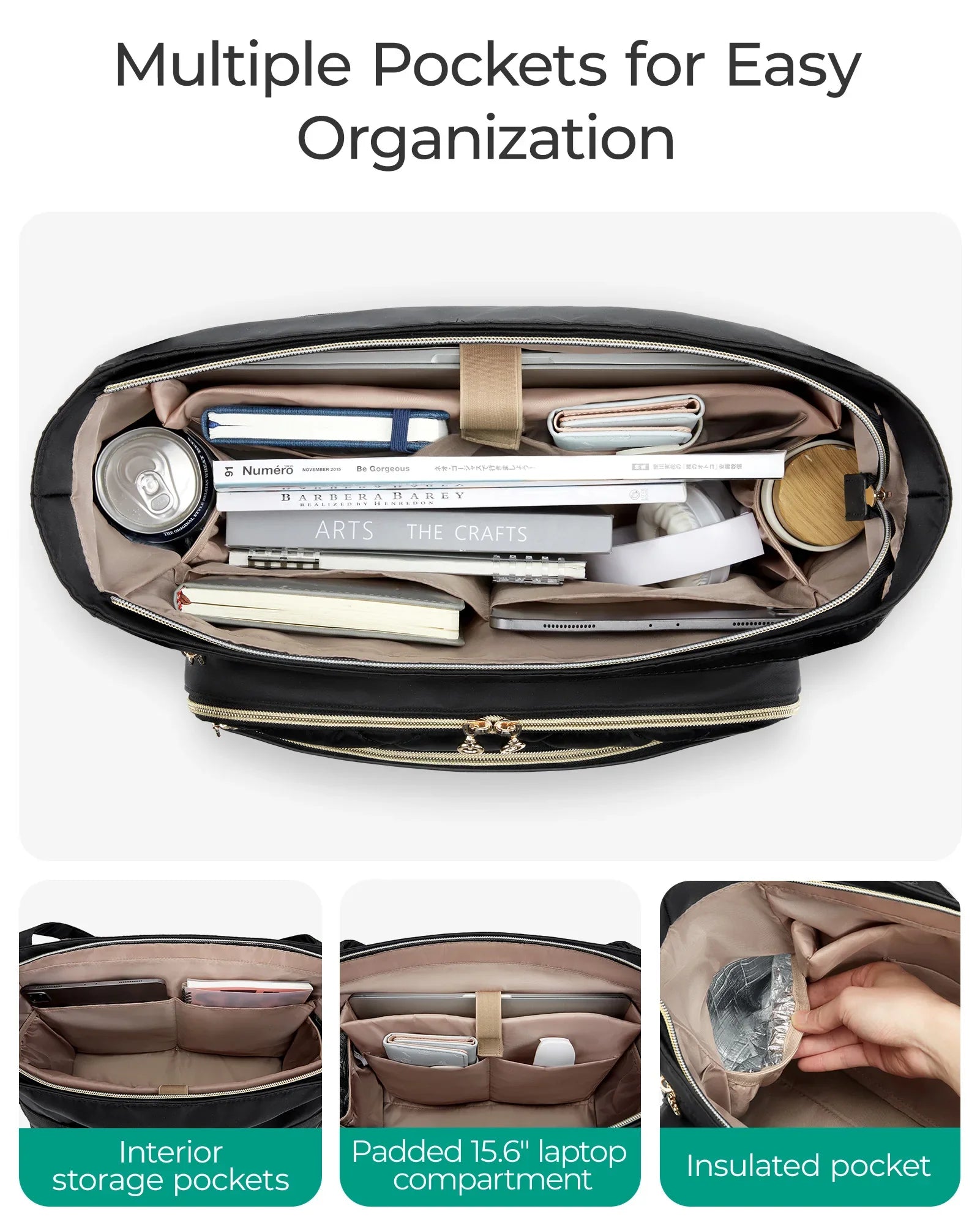 Sac Fourre-tout Organisé pour Professionnels