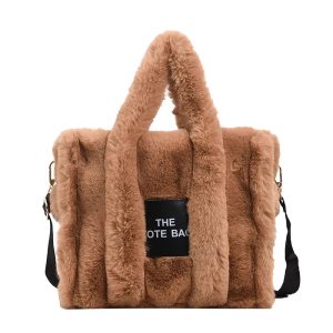 Sac Fourre-tout Moelleux Lettres Zippé