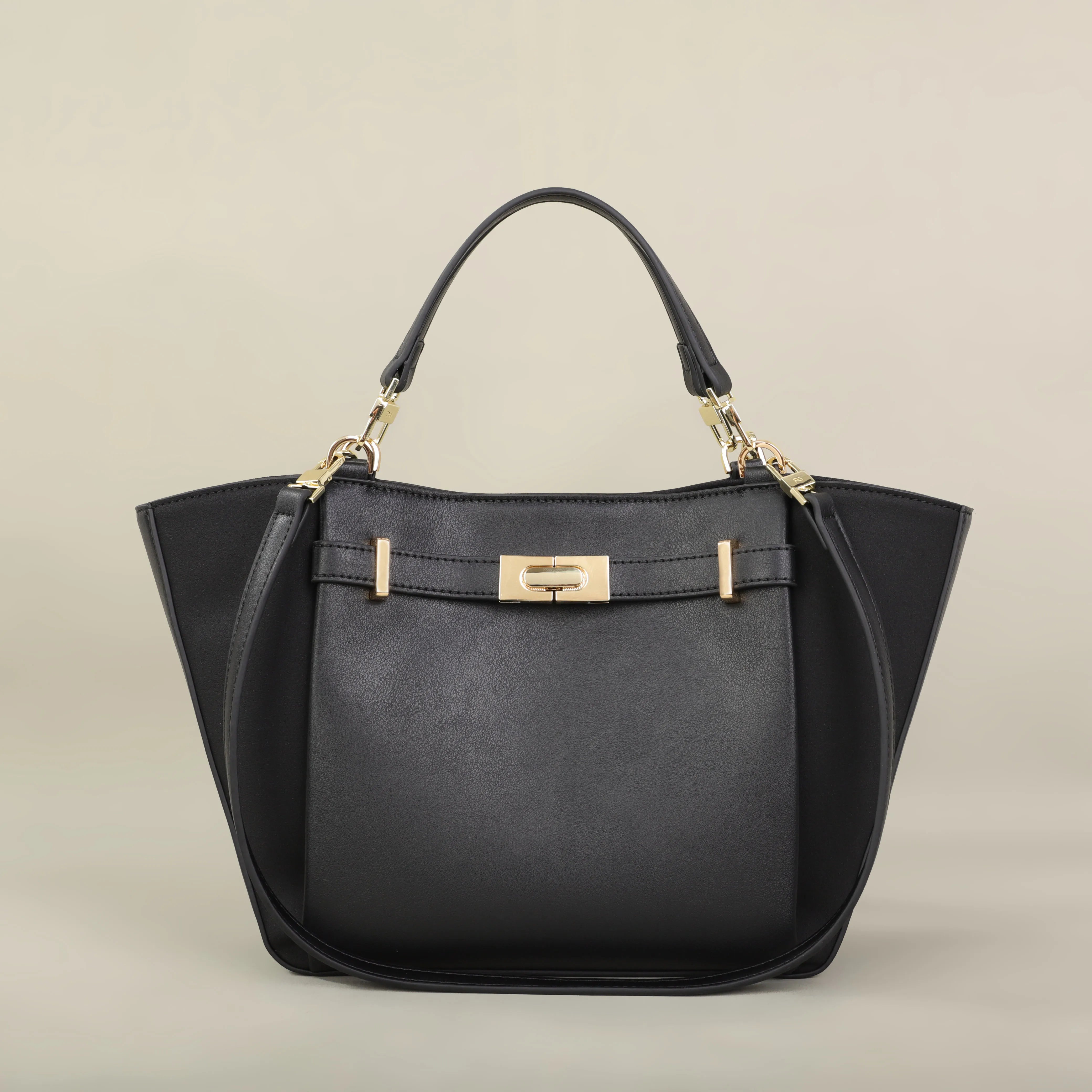 Sac Fourre-tout Élégant Boucle Dorée
