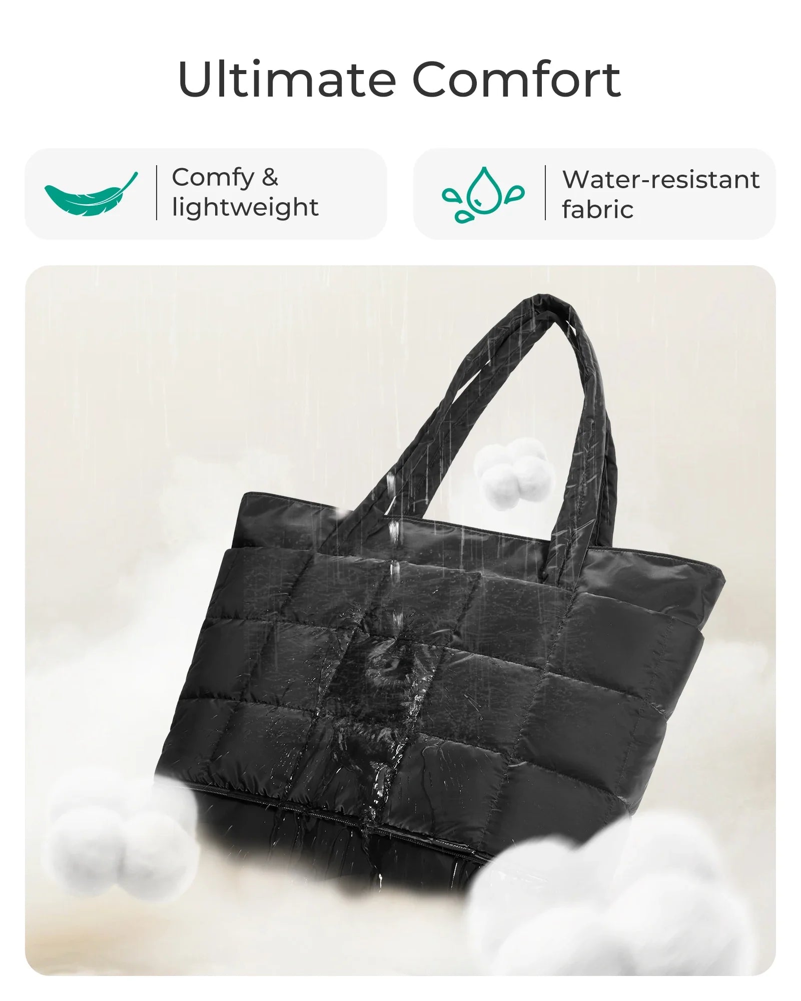 Sac Fourre-tout Extensible Imperméable Décontracté