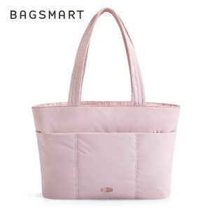 Sac Fourre-tout Doudoune Rose pour Femme