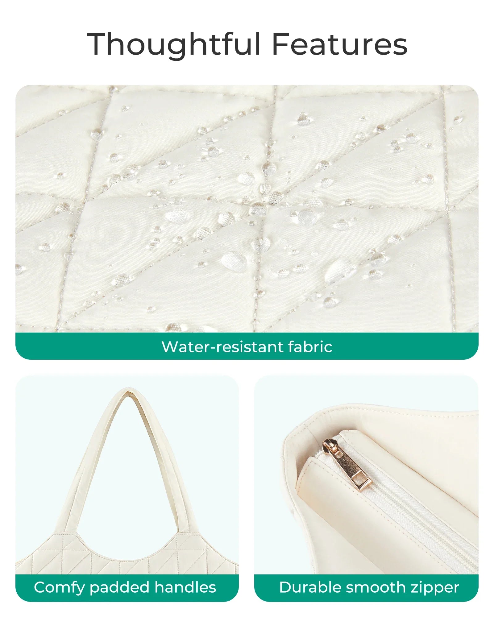 Sac Fourre-tout Tissu Gonflé Quotidien