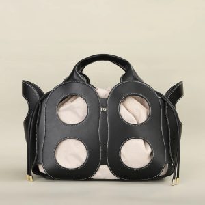 Sac Fourre-tout Seau Ajouré Géométrique Femme