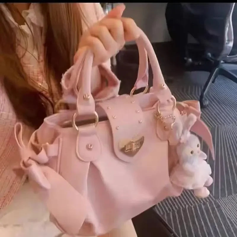 Sac Fourre-tout Femme Rose Style Japonais