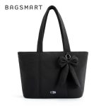Sac Fourre-tout Noir Nœud Moderne
