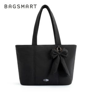 Sac Fourre-tout Noir Nœud Moderne