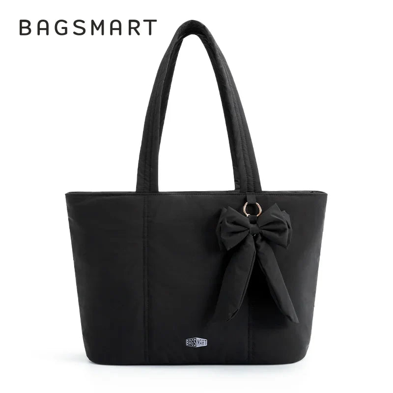 Sac Fourre-tout Noir Nœud Moderne