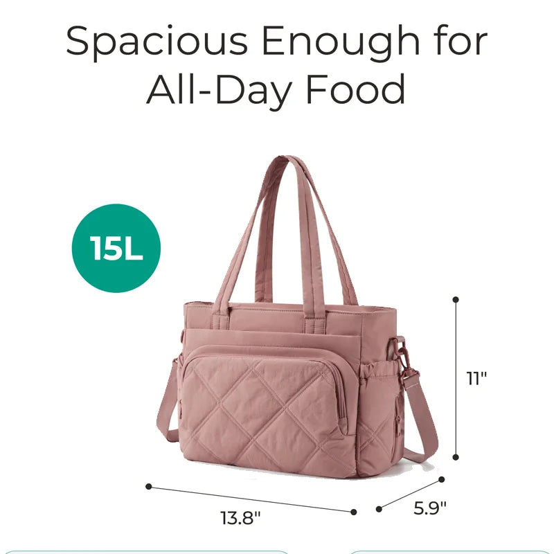 Sac Fourre-tout Capitonne Multi-poches Polyester