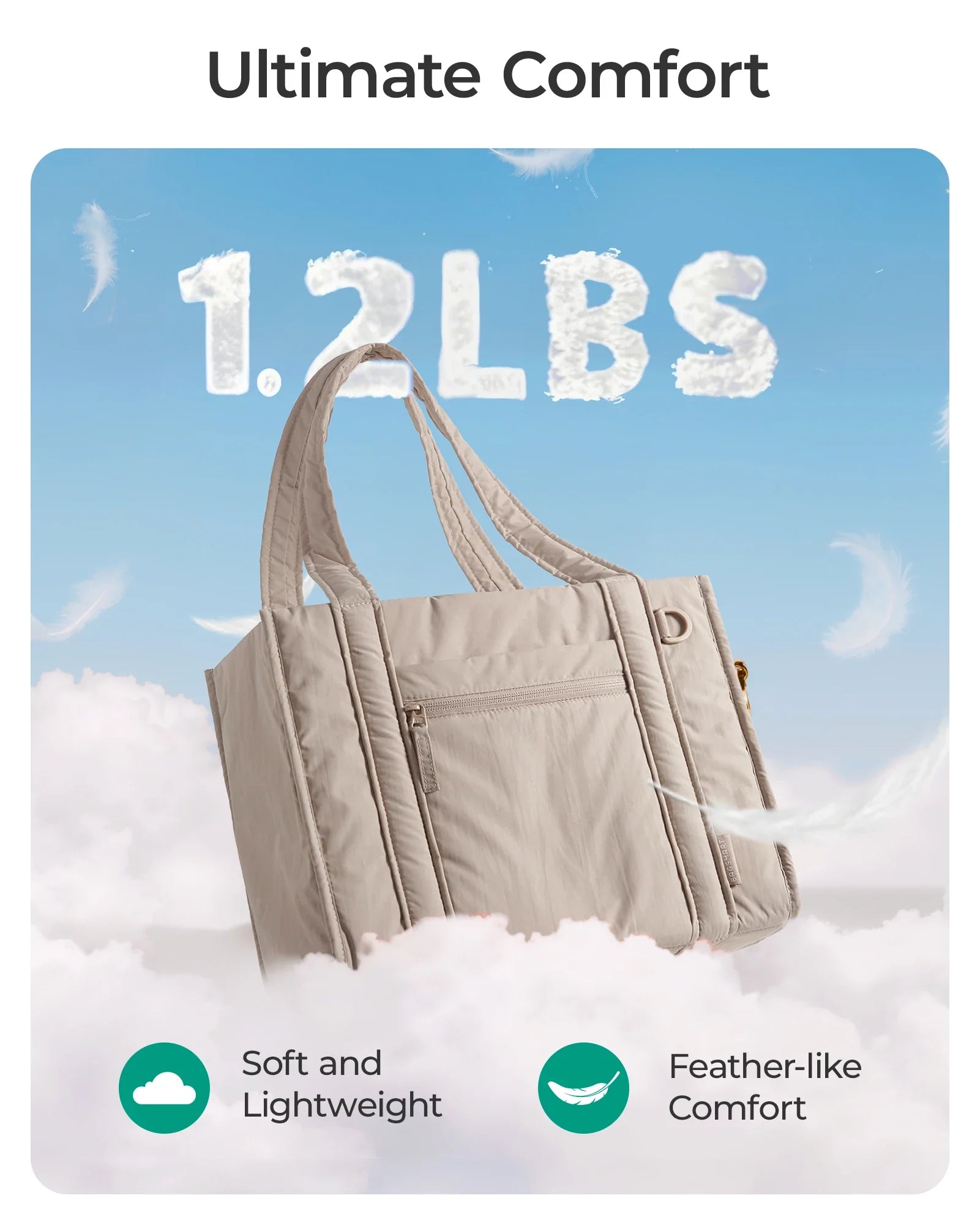 Sac Fourre-tout Structuré Polyester Léger