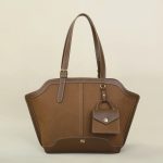 Sac Fourre-tout Coton Femme Marron Élégant