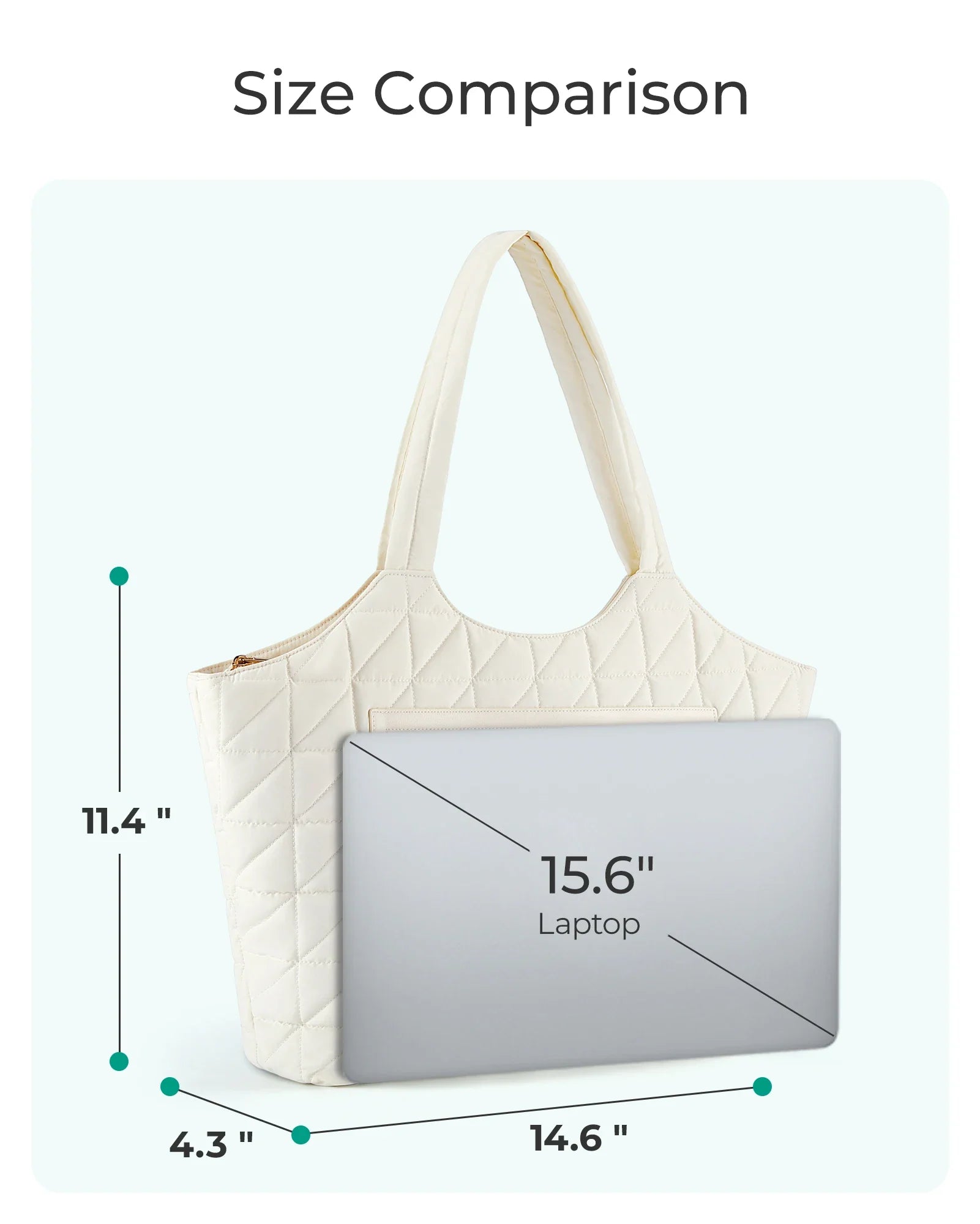 Sac Fourre-tout Tissu Gonflé Quotidien