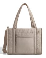Sac Fourre-tout Matelassé Zippé Polyvalent