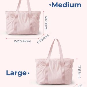 Sac Fourre-tout Doudoune Rose Spacieux