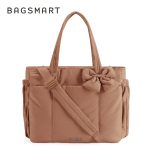 Sac Fourre-tout Matelassé Nœud Chic