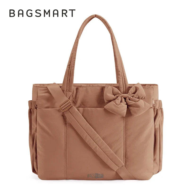 Sac Fourre-tout Matelassé Nœud Chic