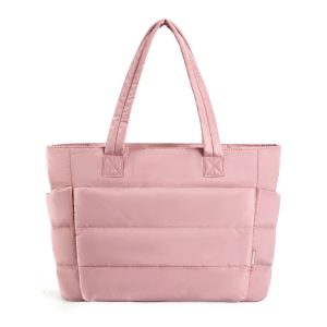 Sac Fourre-tout Rembourre Rose Polyester