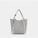 Sac Fourre-tout Canvas Paillettes Argentées