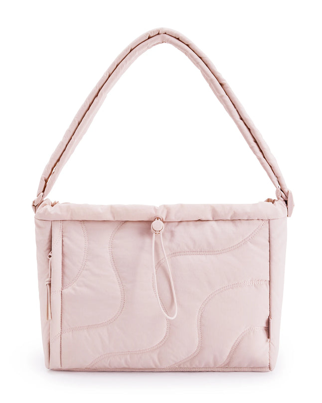 Sac Fourre-tout Ondulé Rose Cordon