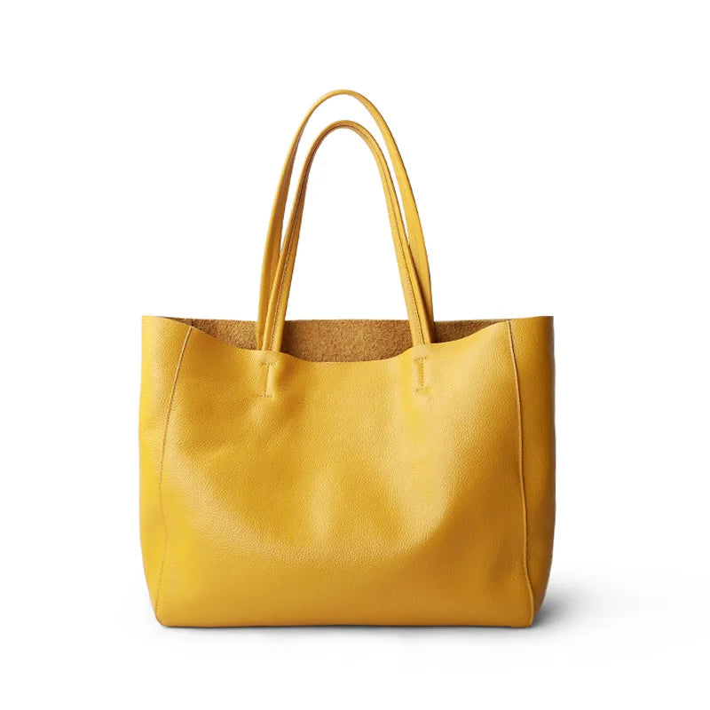 Sac Fourre-tout pour Femme Cuir Grainé