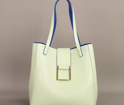 Sac Fourre-tout Tendance Géométrique Bicolore