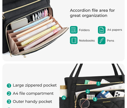 Sac Fourre-tout Organisé pour Professionnels