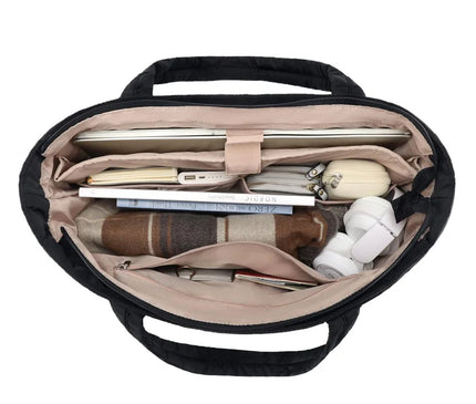 Sac Fourre-tout Rembourré Rose Polyester